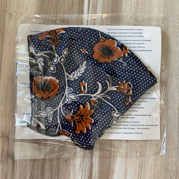 ❤️ Tory Burch Floral Printed Face Mask New